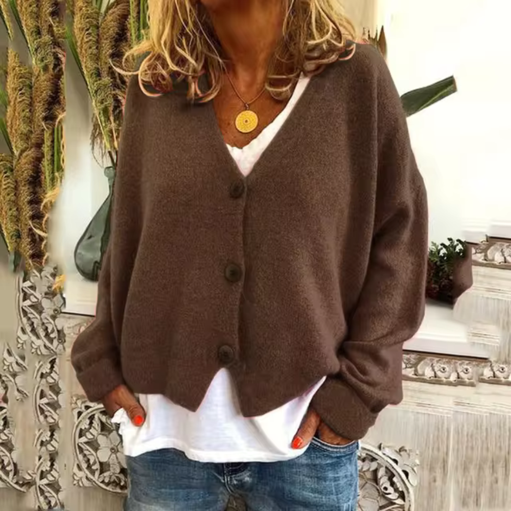 Frida - Cardigan casual largo