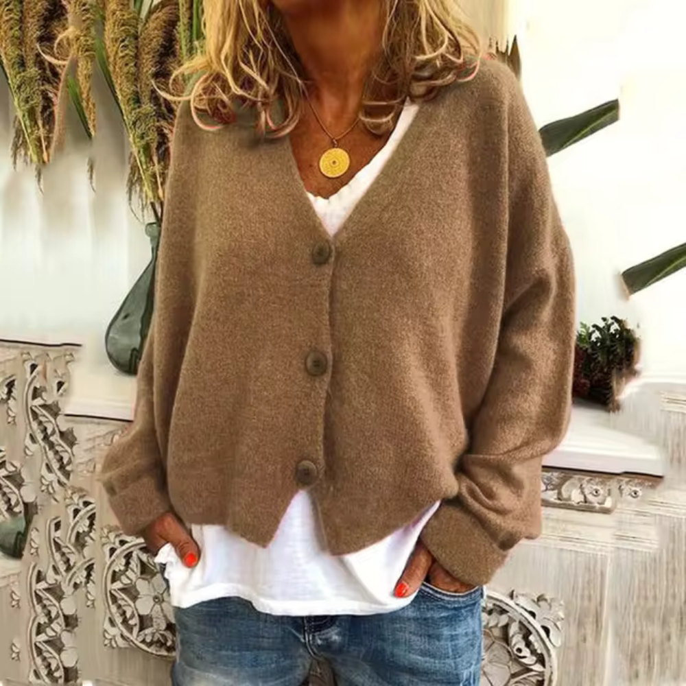 Frida - Cardigan casual largo