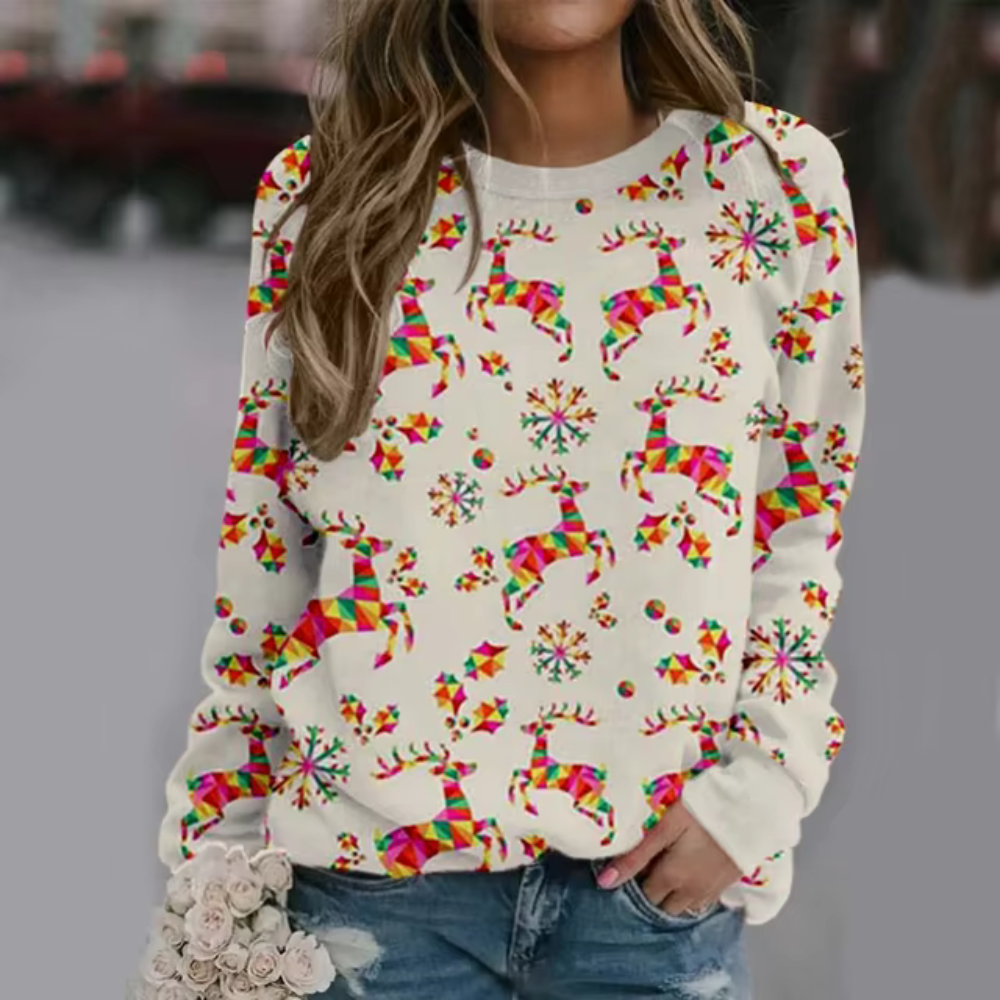 Helga - Maglione oversize natalizio