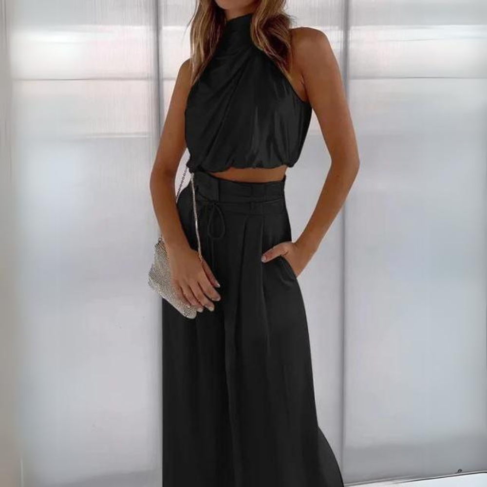 Iris - Set donna elegante Top e pantaloni