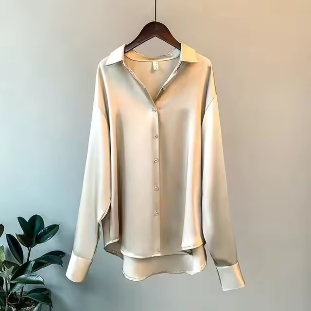 Isle - Elegante polo da donna a maniche lunghe