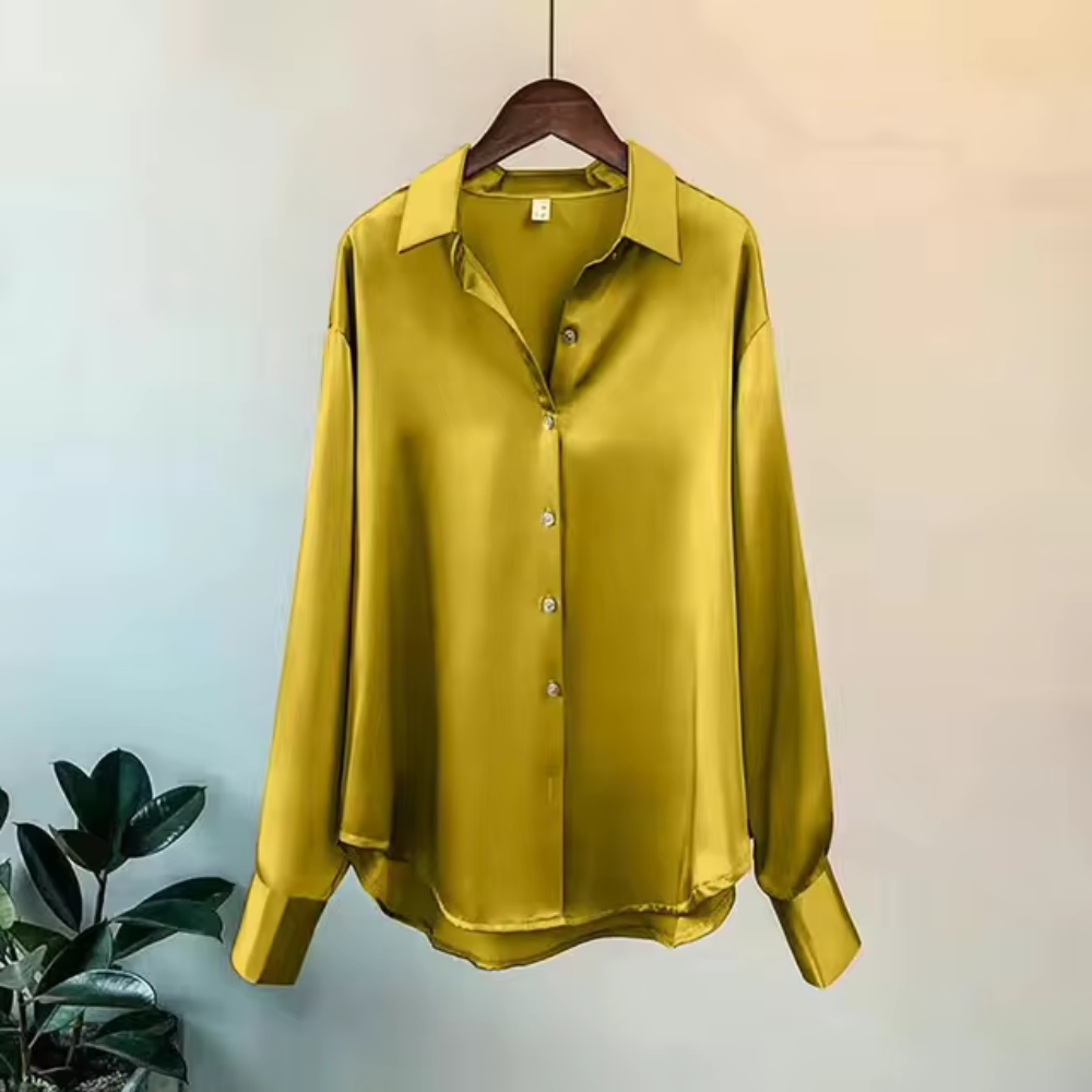 Isle - Elegante polo da donna a maniche lunghe