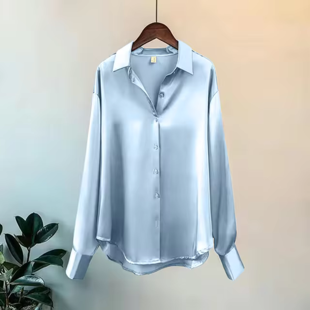 Isle - Elegante polo da donna a maniche lunghe