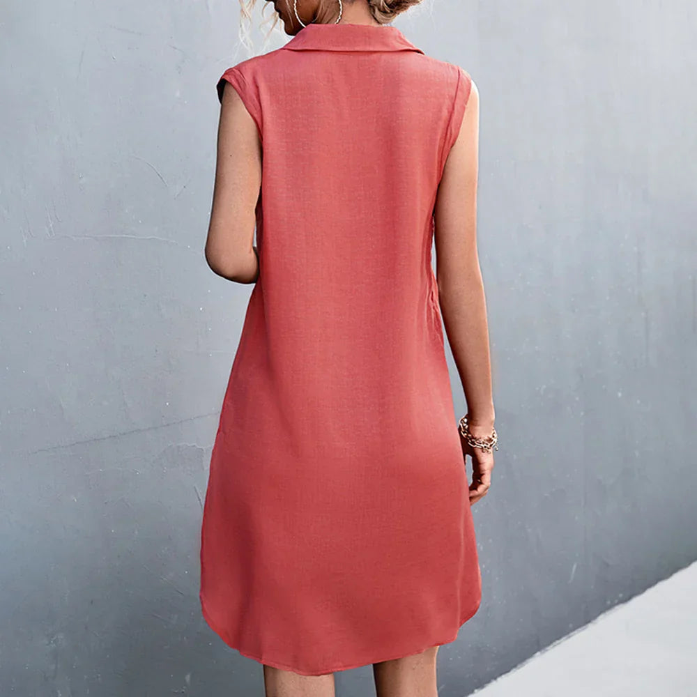 Irene - Abito elegante con dettagli di bottoni