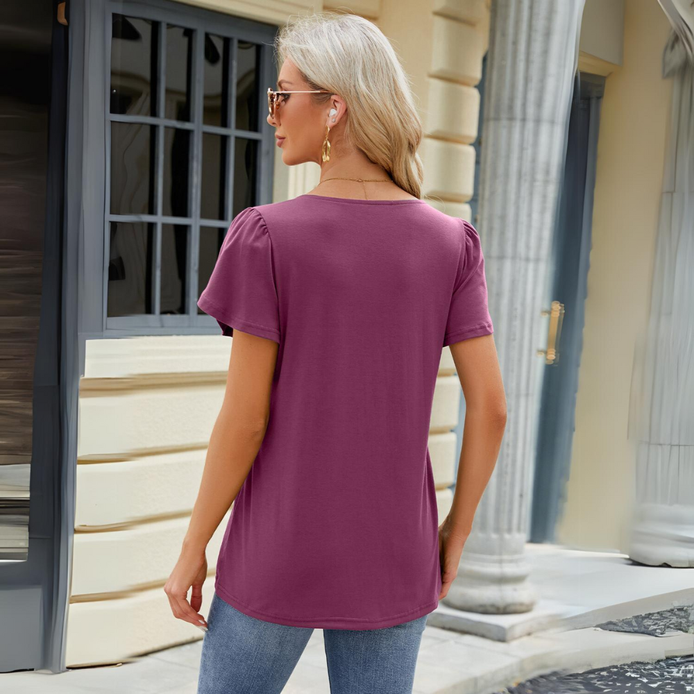 Julie - Top estivo da donna in cotone elegante