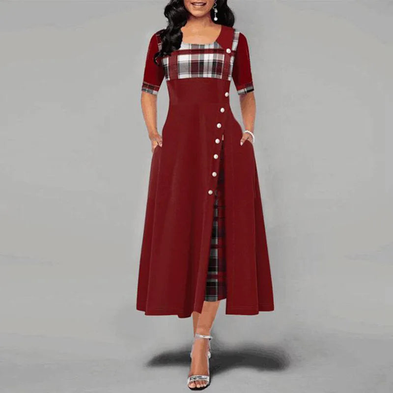 Jacqueline - Abito con dettagli di bottoni