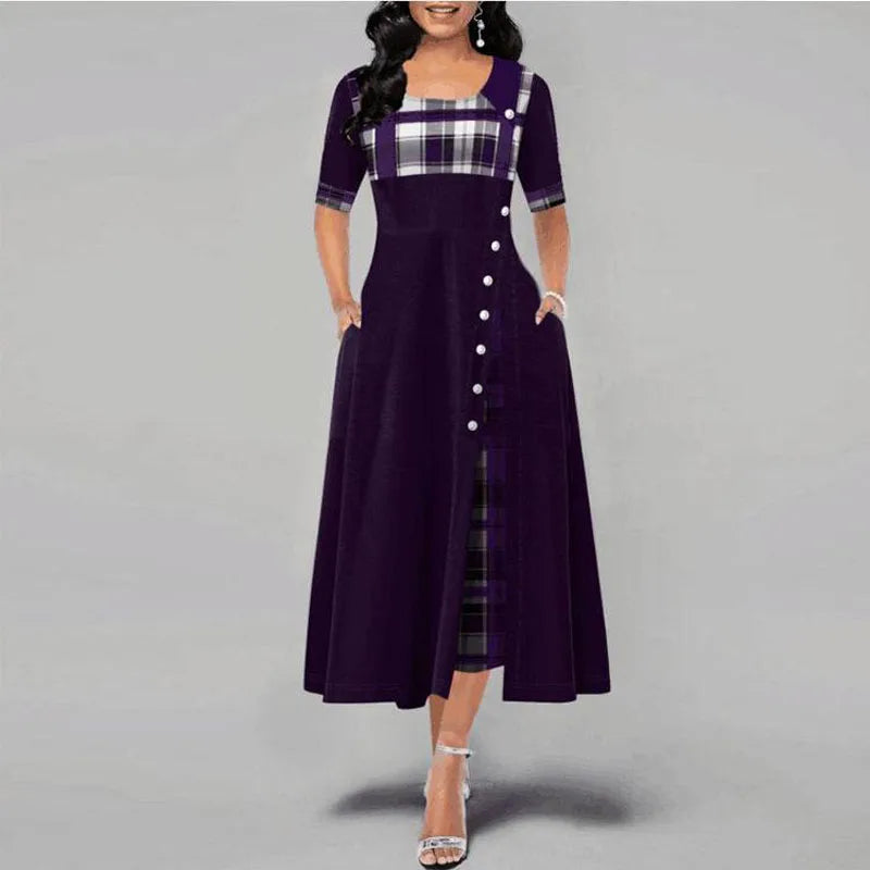 Jacqueline - Abito con dettagli di bottoni