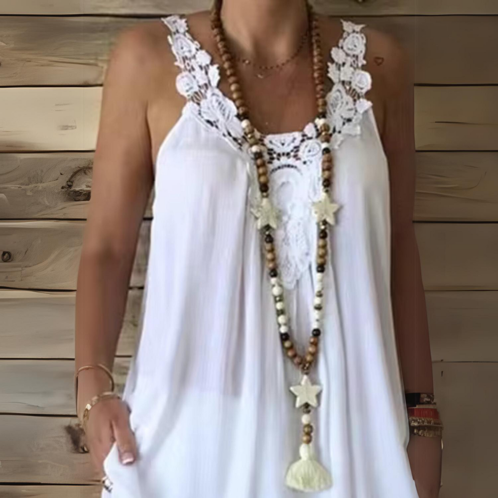 Jolanta - Canotta estiva casual da spiaggia