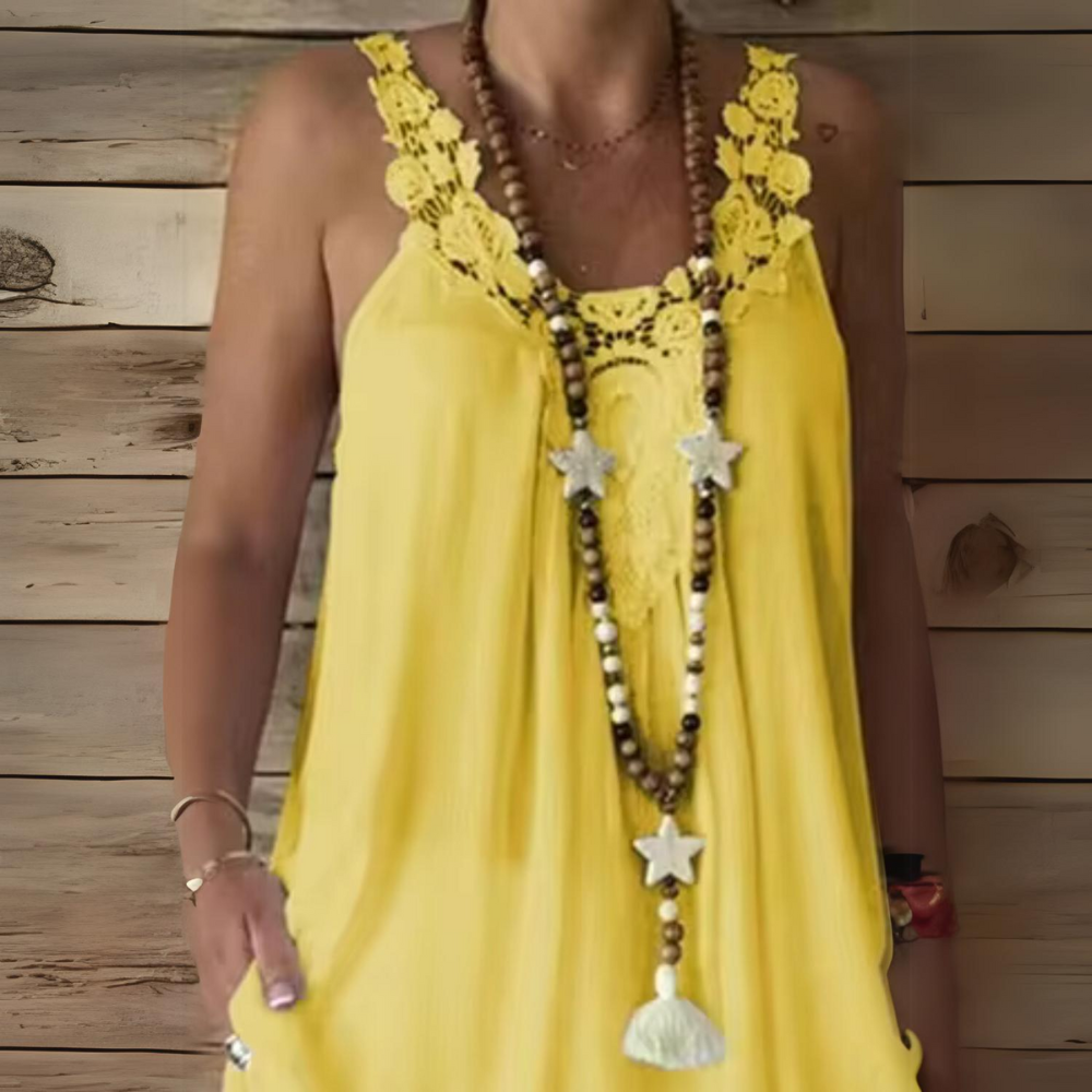 Jolanta - Canotta estiva casual da spiaggia