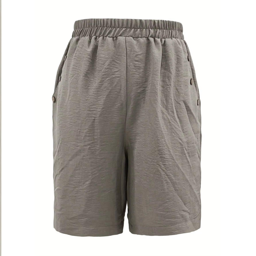 Juno - Pantaloncini da donna con vita elastica