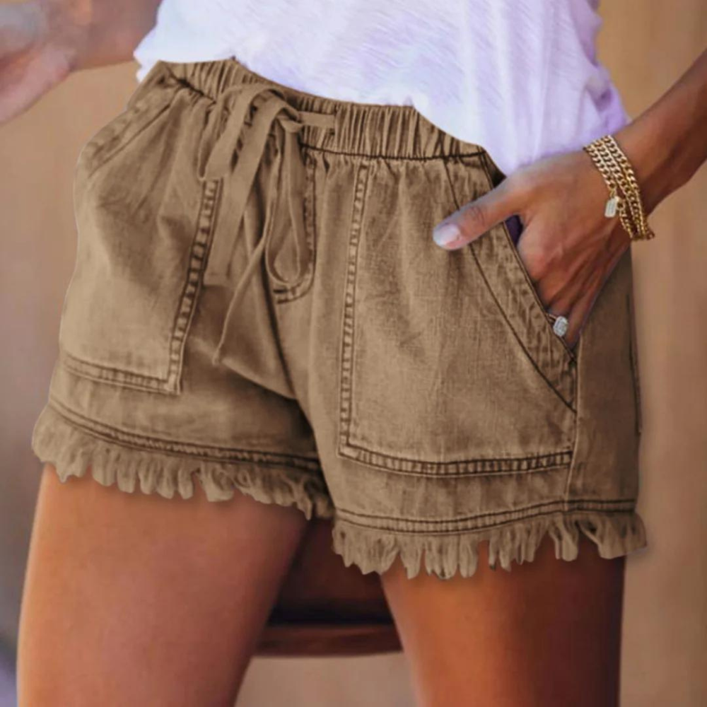 Katie - Pantaloncini da donna in cotone elegante