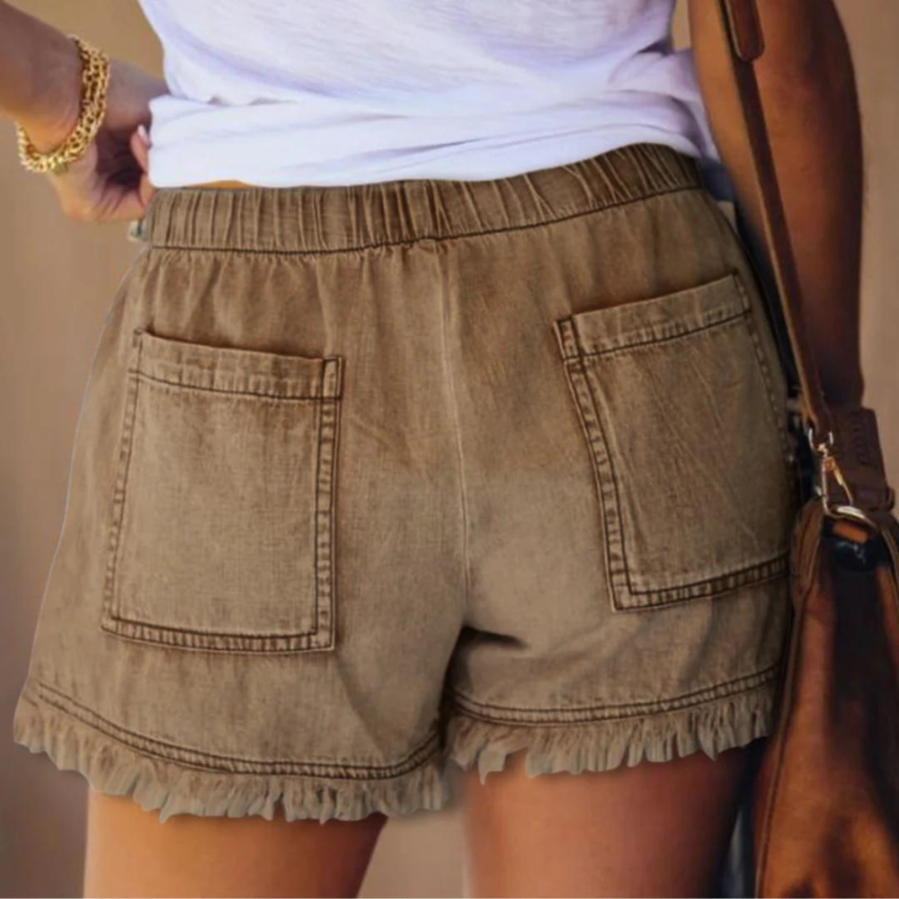 Katie - Pantaloncini da donna in cotone elegante
