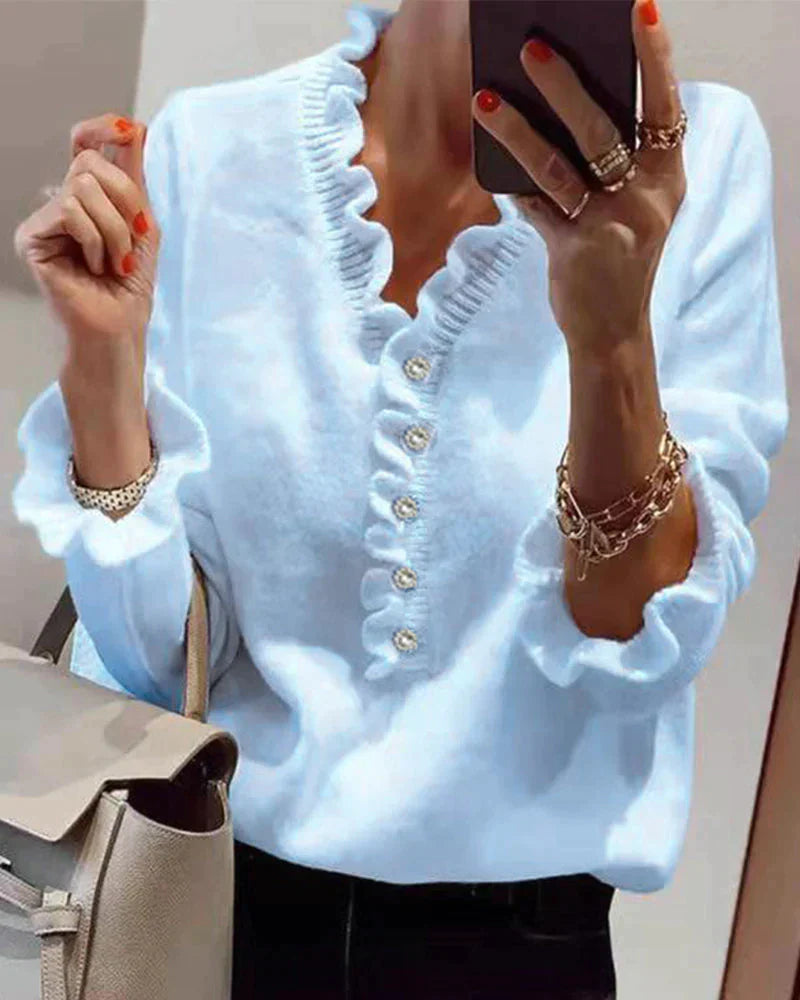 Linnea - Maglia elegante con ruches