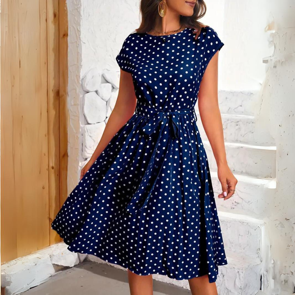 Lara - Abito elegante a pois