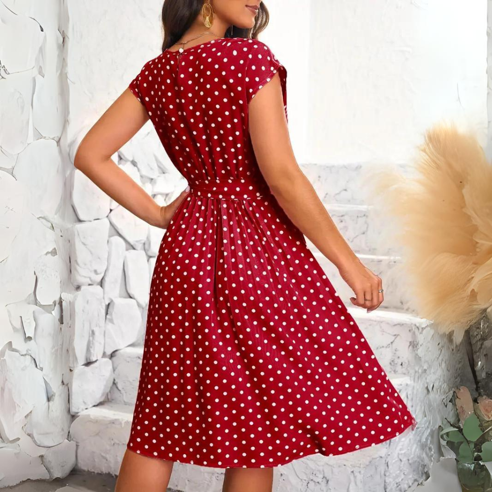 Lara - Abito elegante a pois
