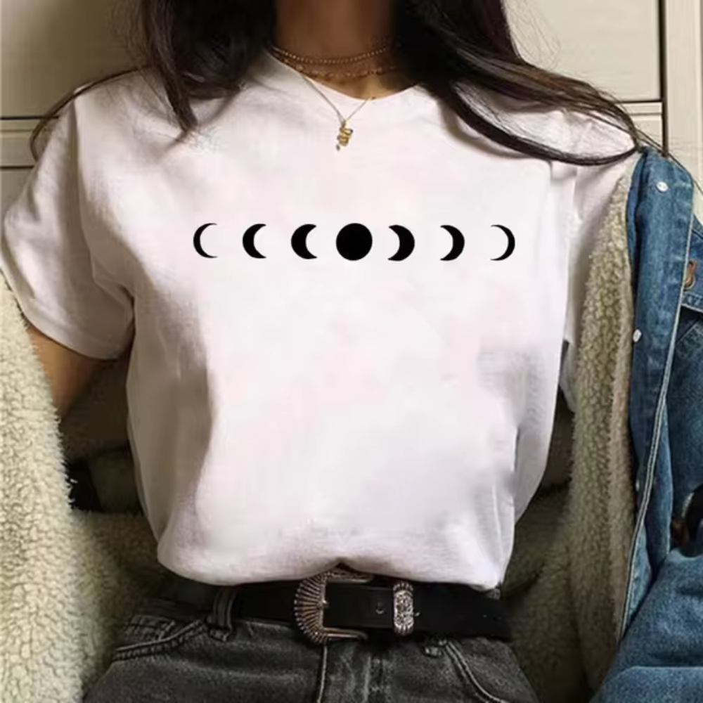 Lena - T-shirt con stampa luna