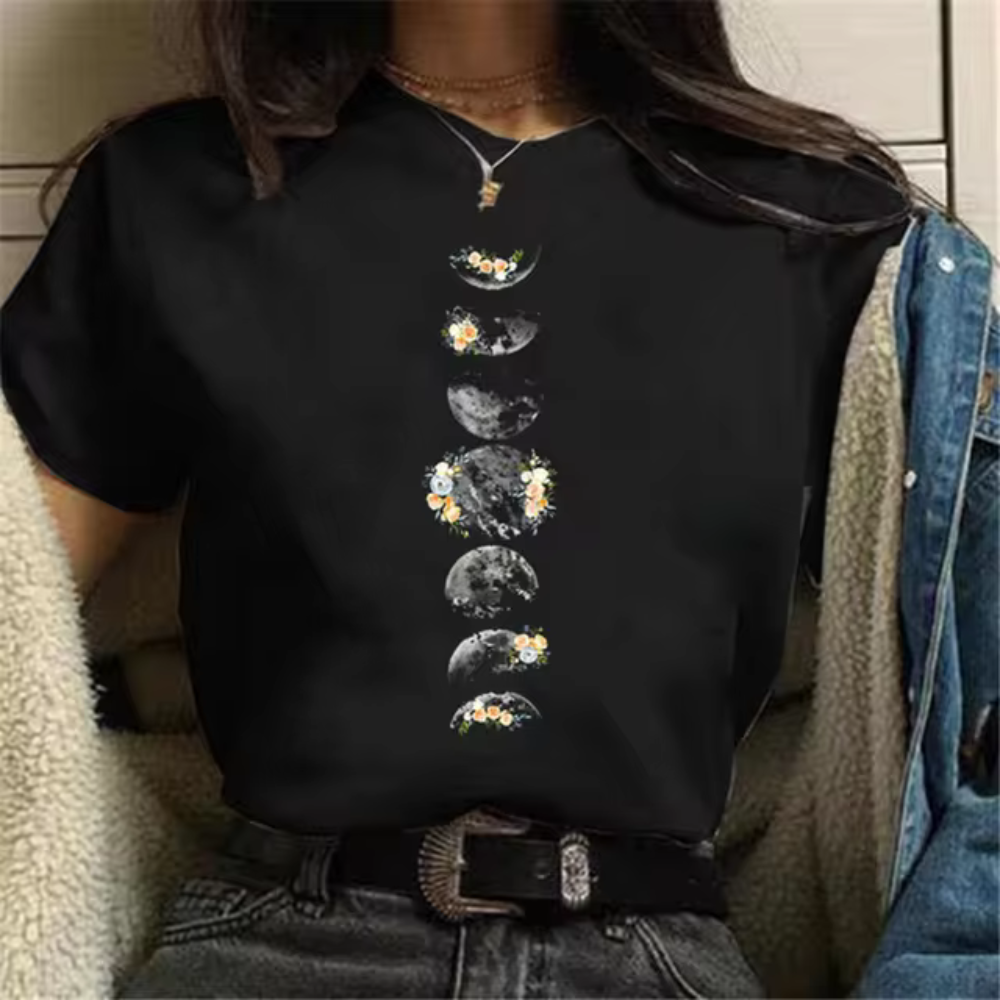 Lena - T-shirt con stampa luna