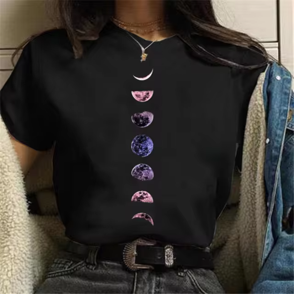 Lena - T-shirt con stampa luna