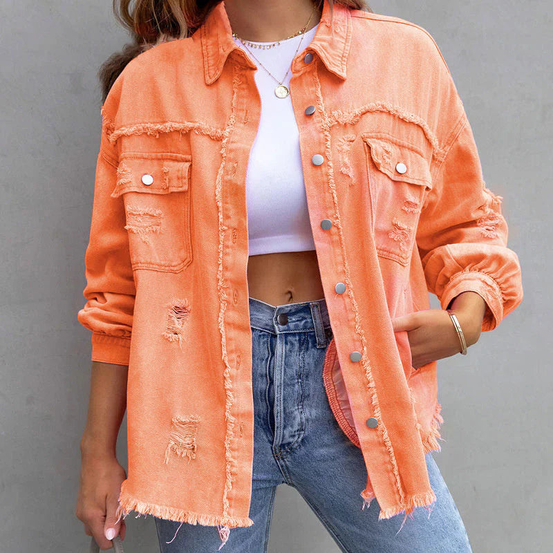 Liana - Giacca di jeans con dettagli