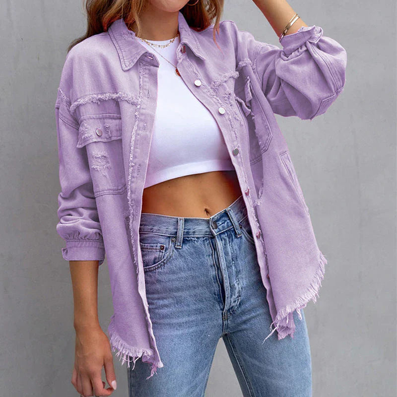Liana - Giacca di jeans con dettagli