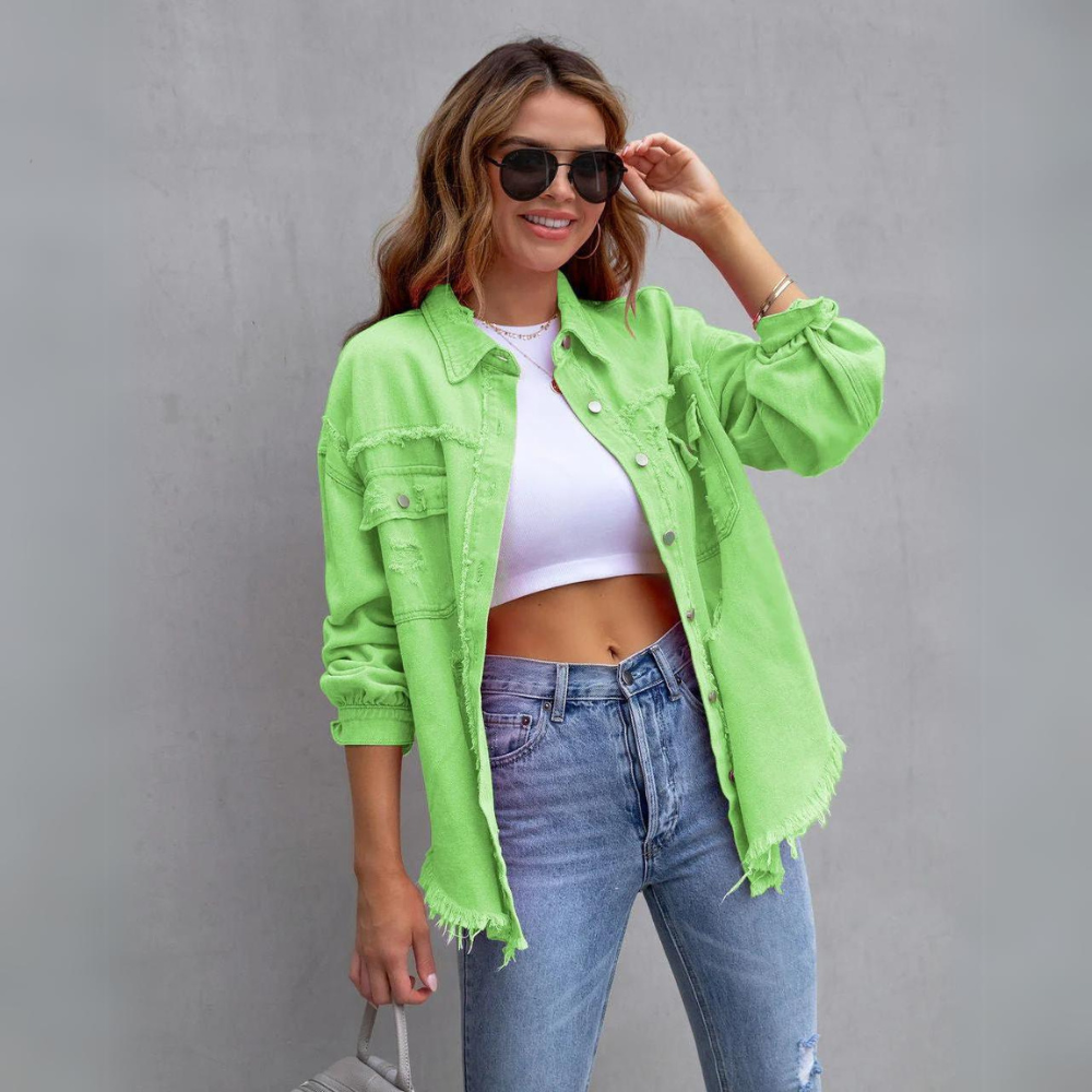 Liana - Giacca di jeans con dettagli