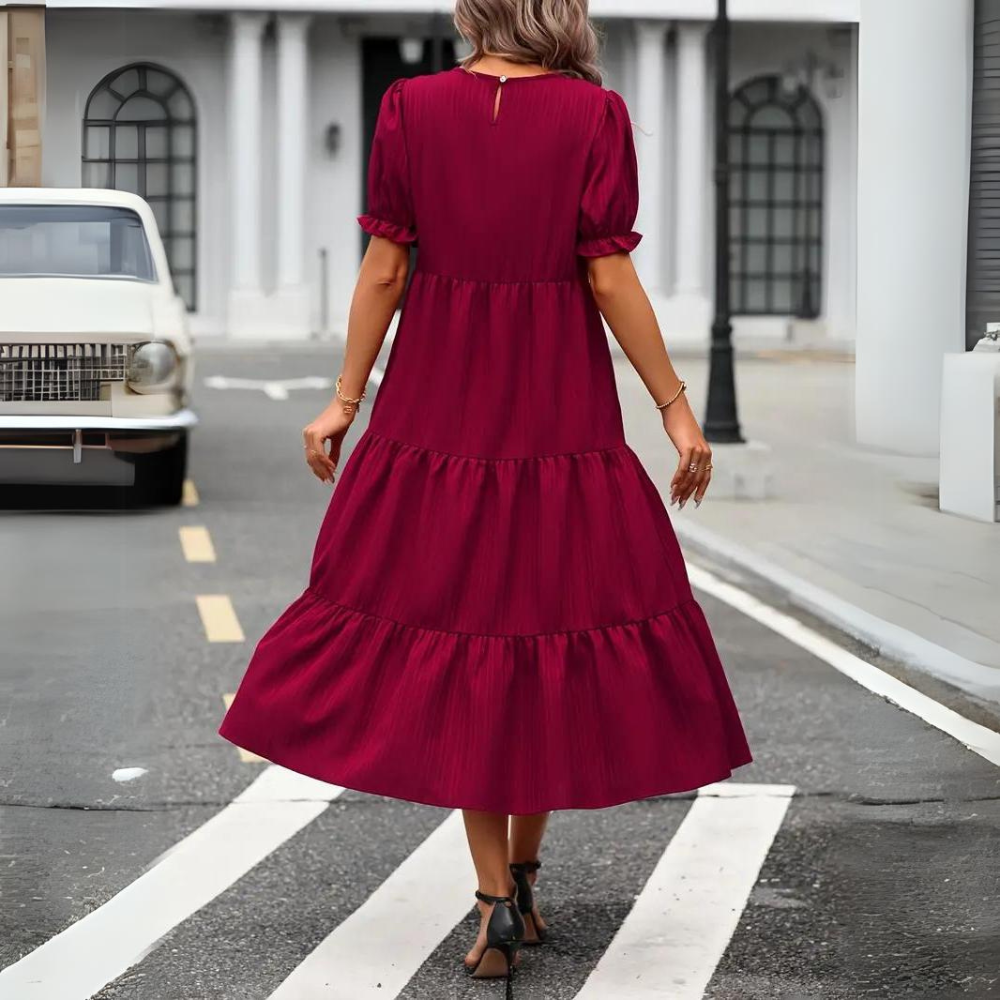 Fate - Abito elegante con maniche a sbuffo