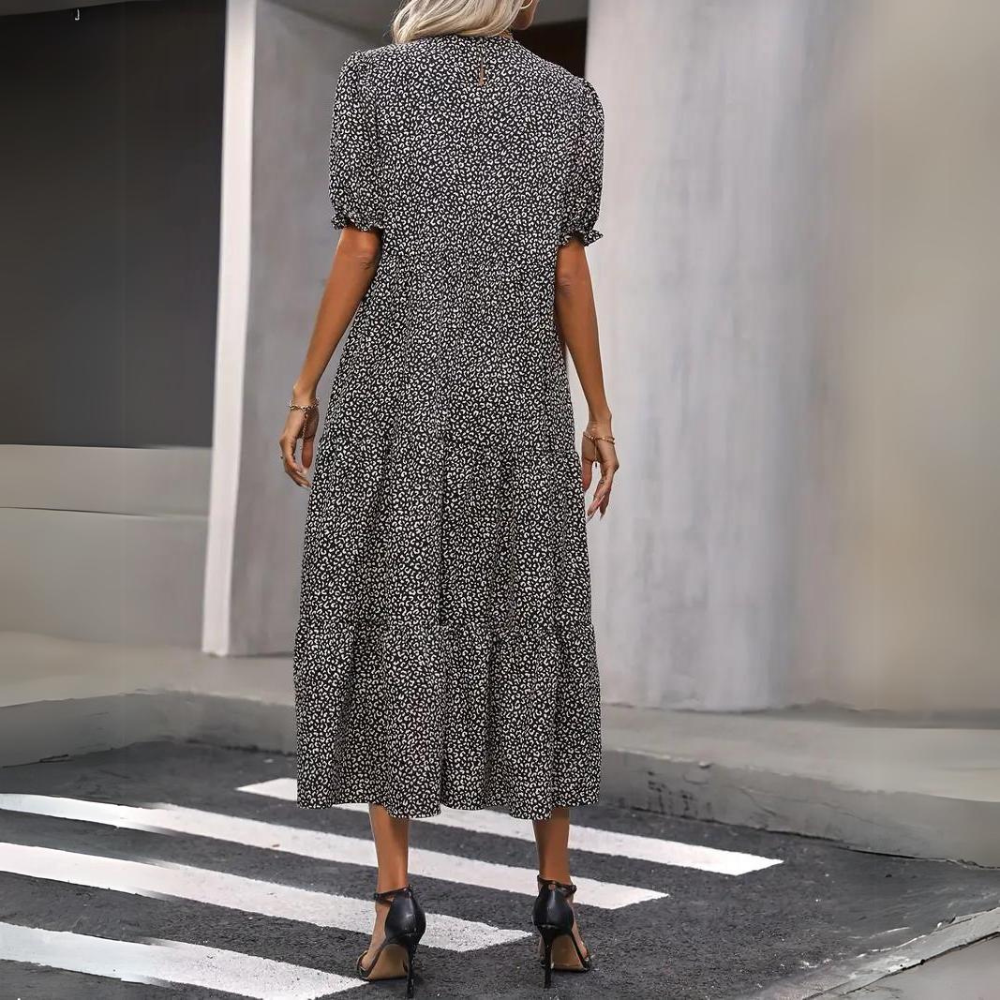 Fate - Abito elegante con maniche a sbuffo