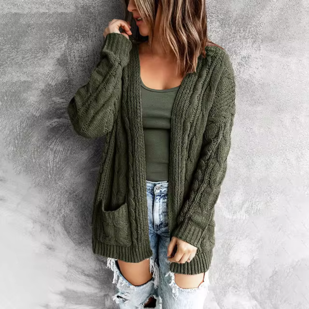Louise - Maglia cardigan Winter Twists
