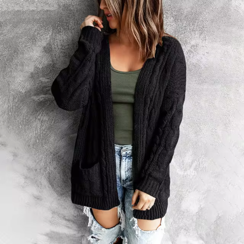 Louise - Maglia cardigan Winter Twists