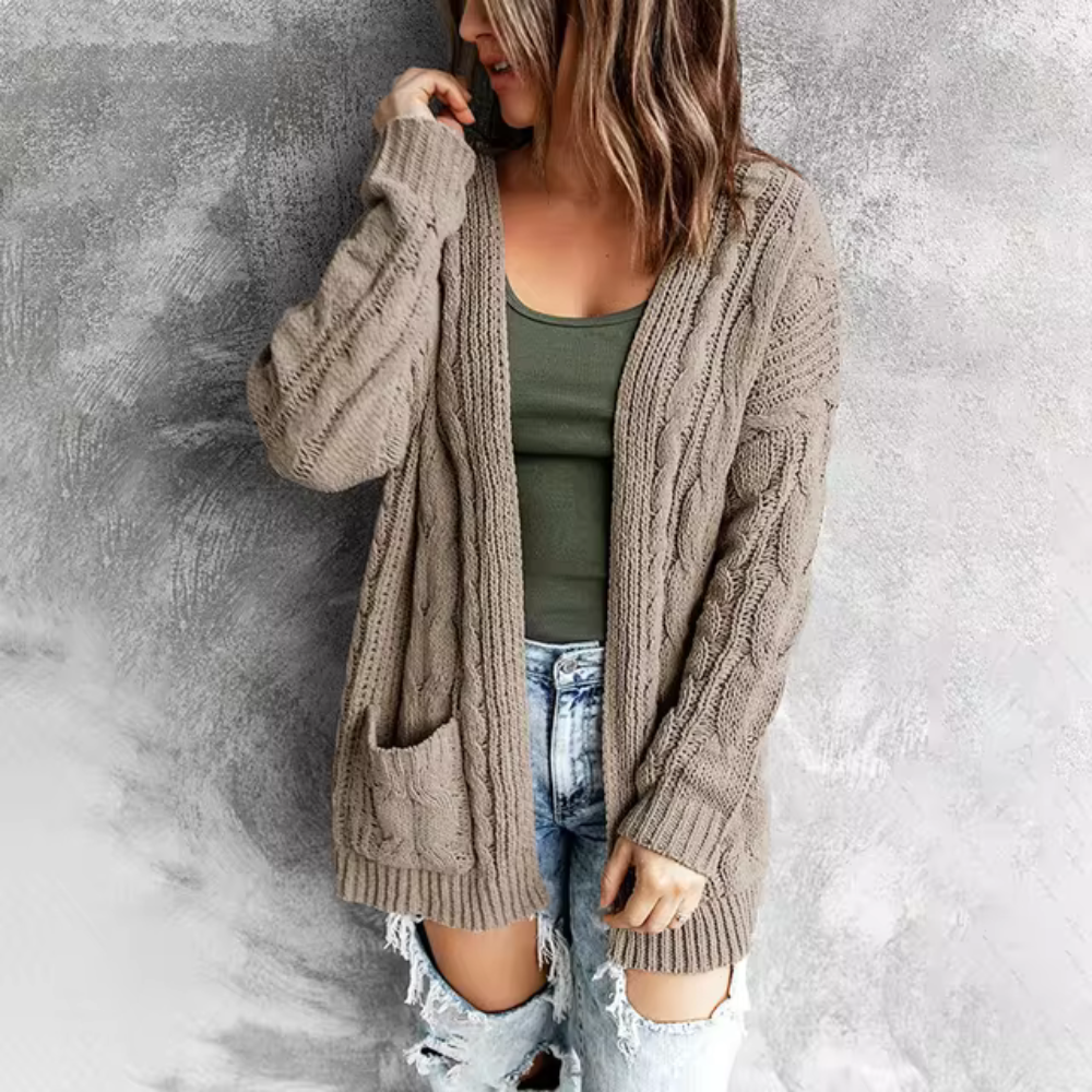 Louise - Maglia cardigan Winter Twists