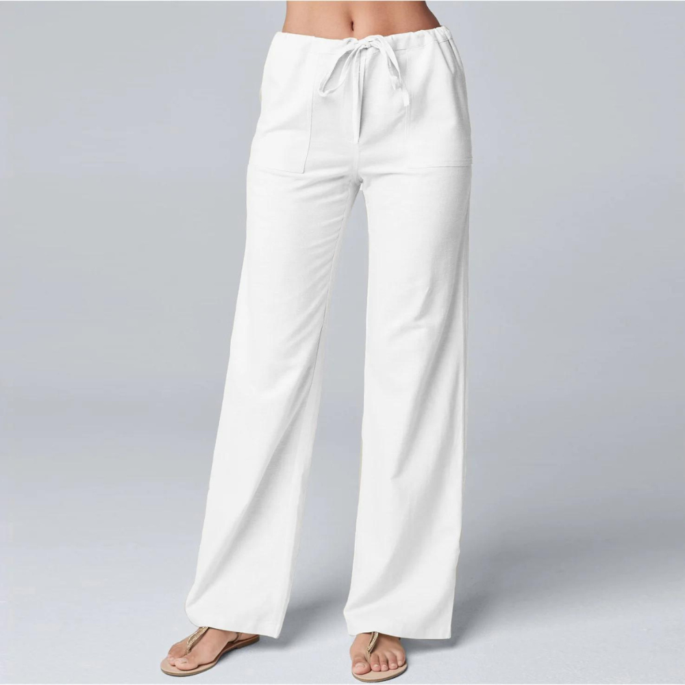 Mae - Pantaloni in cotone e lino