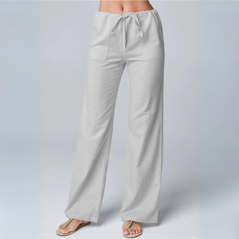 Mae - Pantaloni in cotone e lino