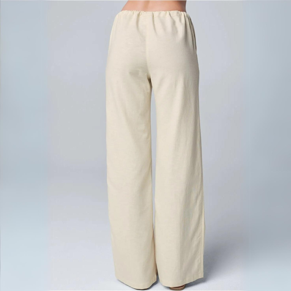 Mae - Pantaloni in cotone e lino
