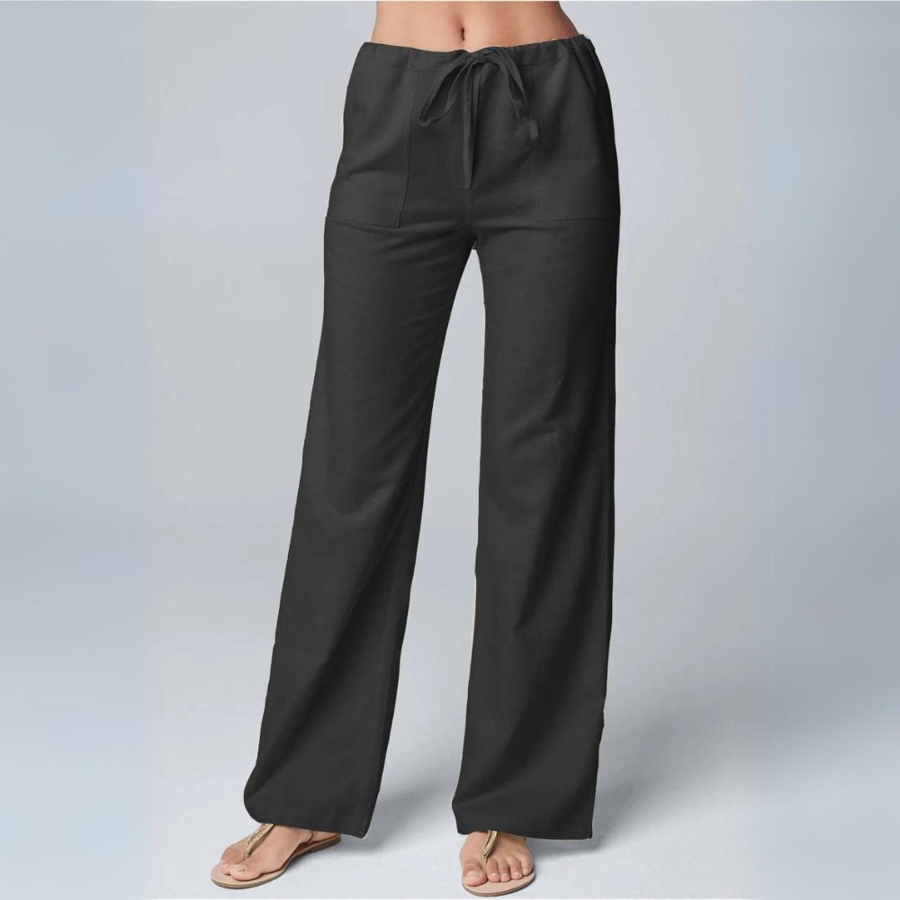 Mae - Pantaloni in cotone e lino