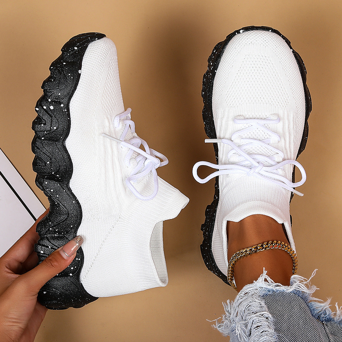 Scarpe da ginnastica da donna in tessuto traspirante