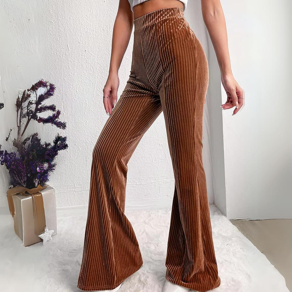 Mirela - Pantaloni comodi a gamba larga
