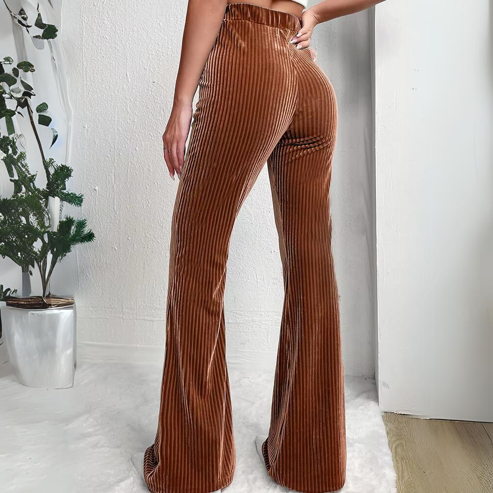 Mirela - Pantaloni comodi a gamba larga