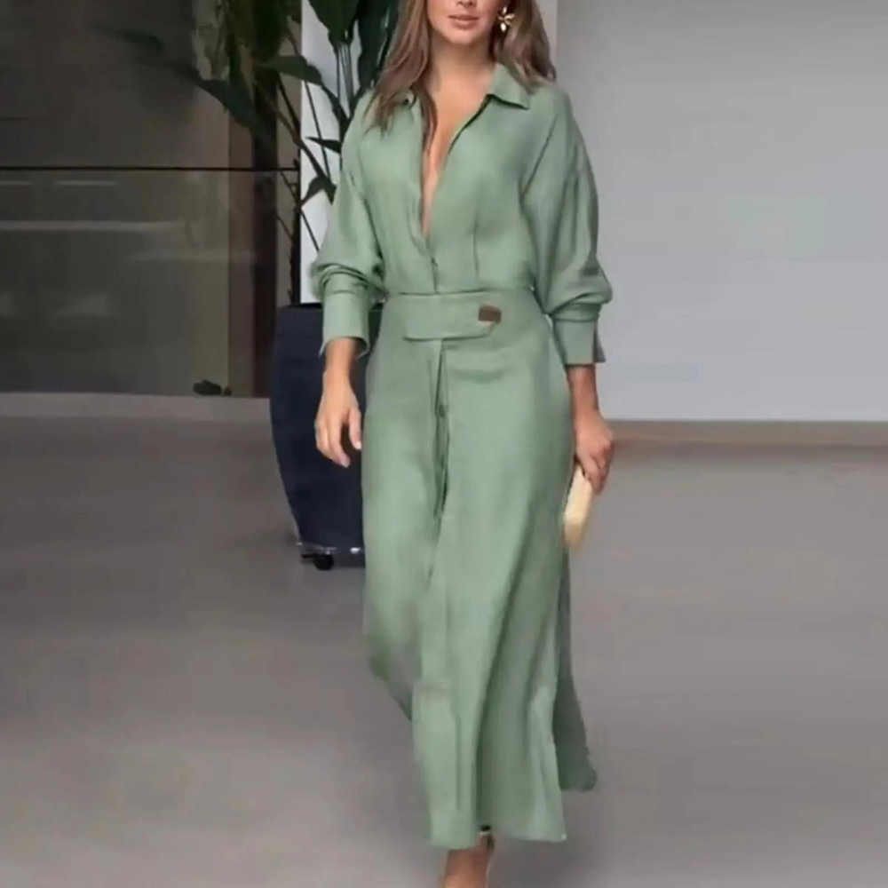 Aveline - Abito elegante da donna con spacco