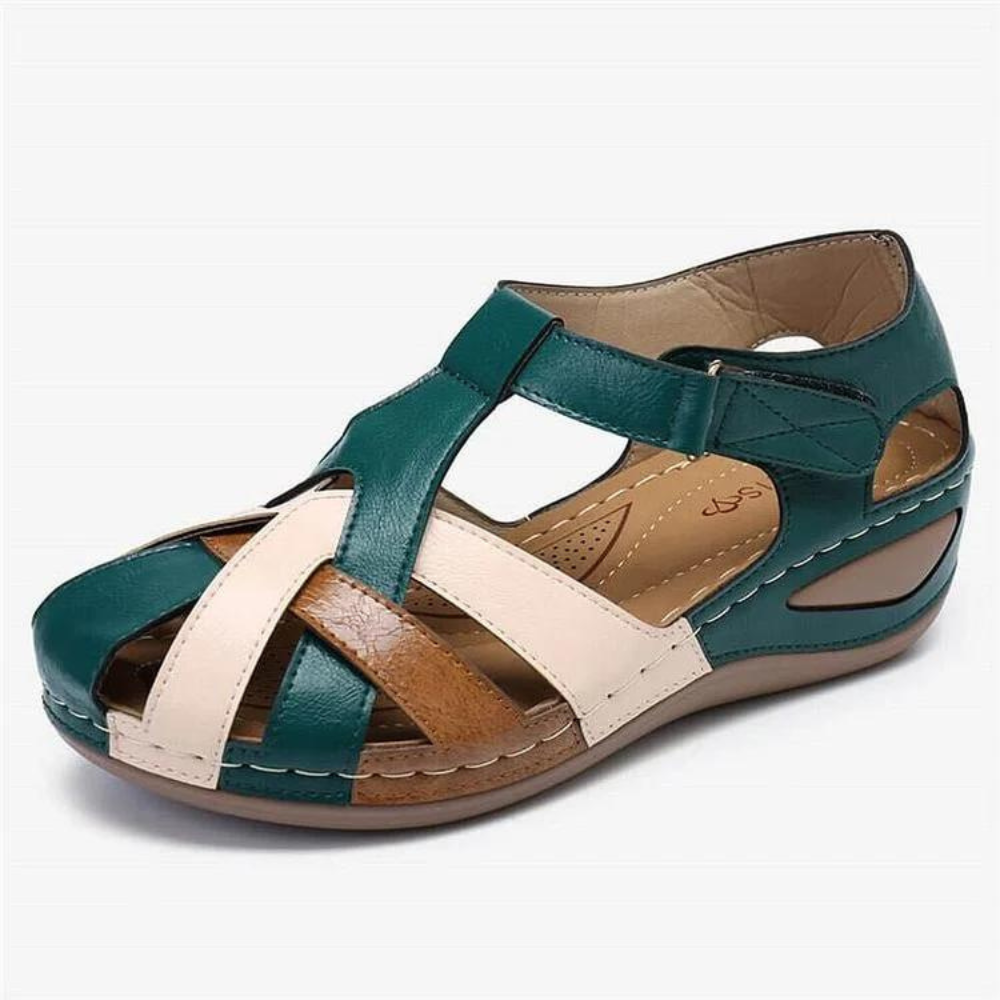 Fay - Sandalo casual da donna con tacco a zeppa
