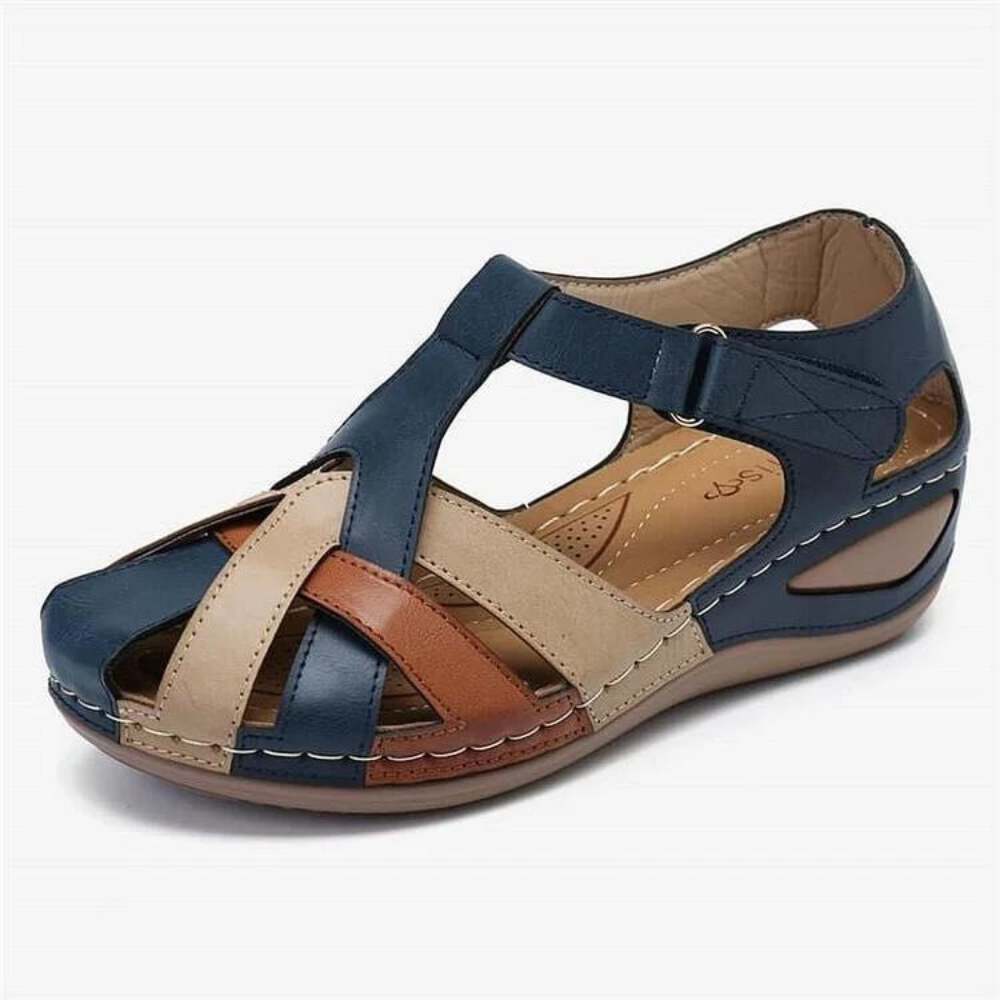 Fay - Sandalo casual da donna con tacco a zeppa