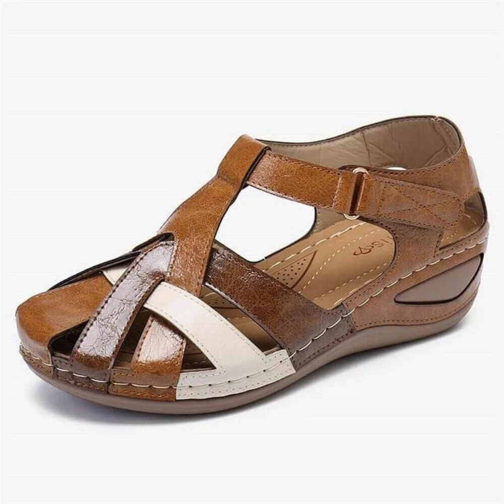 Fay - Sandalo casual da donna con tacco a zeppa