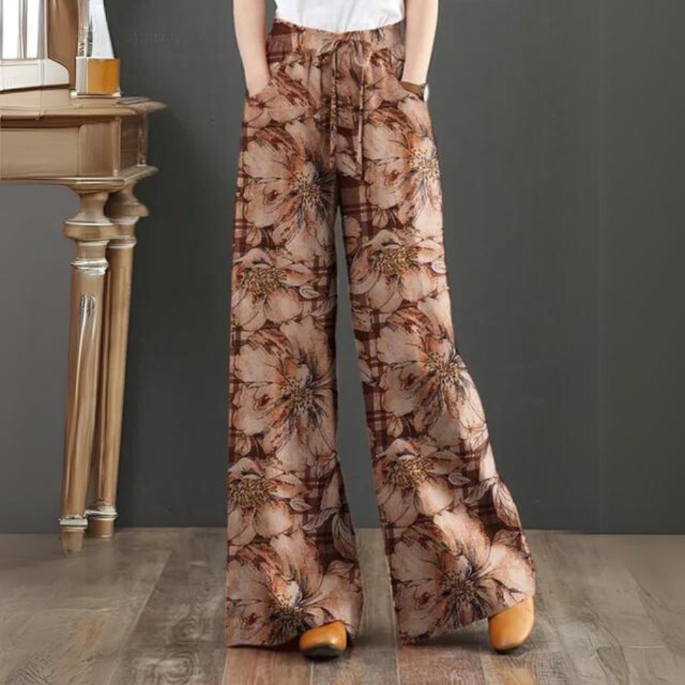 Laurence - Pantaloni di Boemia con elastico in vita