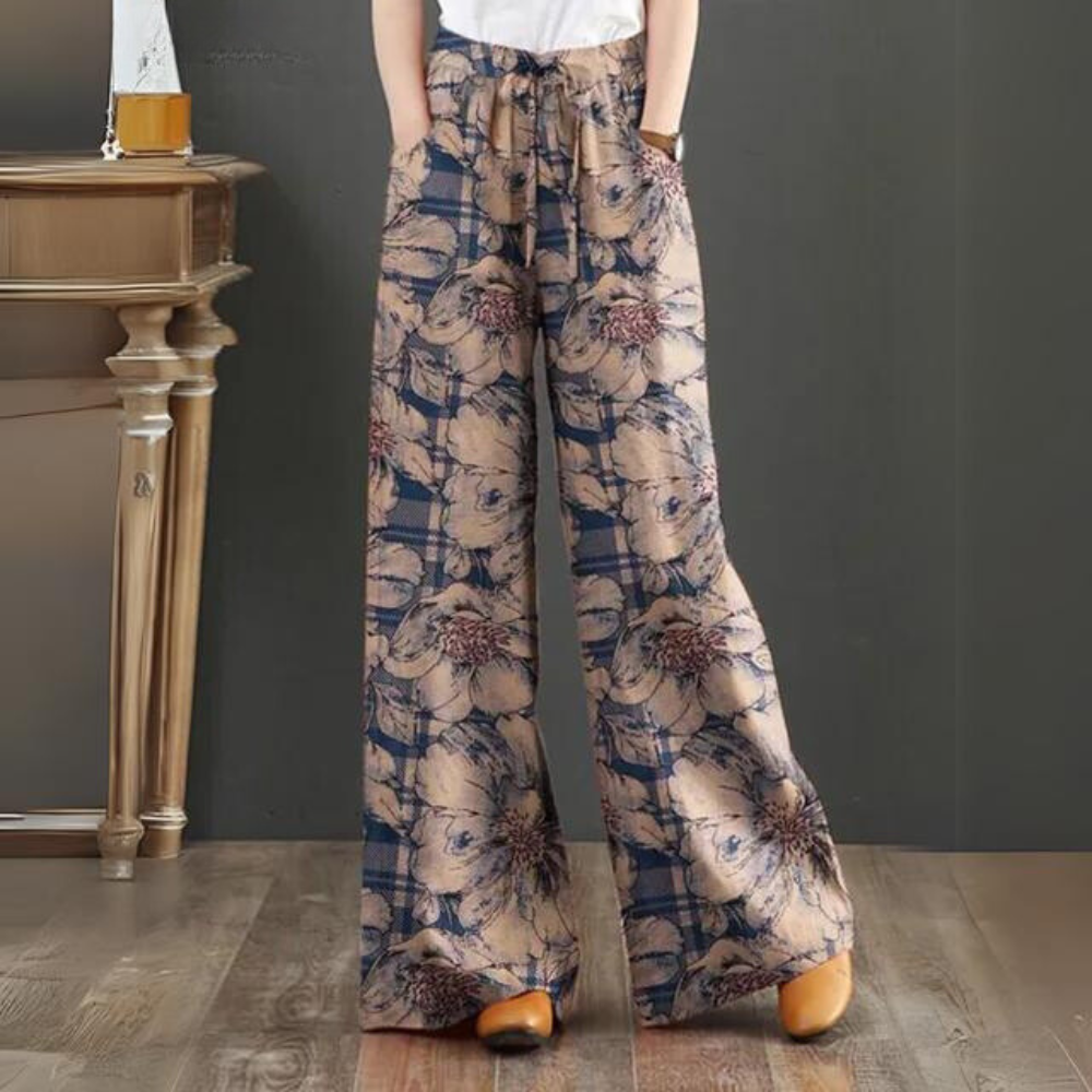 Laurence - Pantaloni di Boemia con elastico in vita