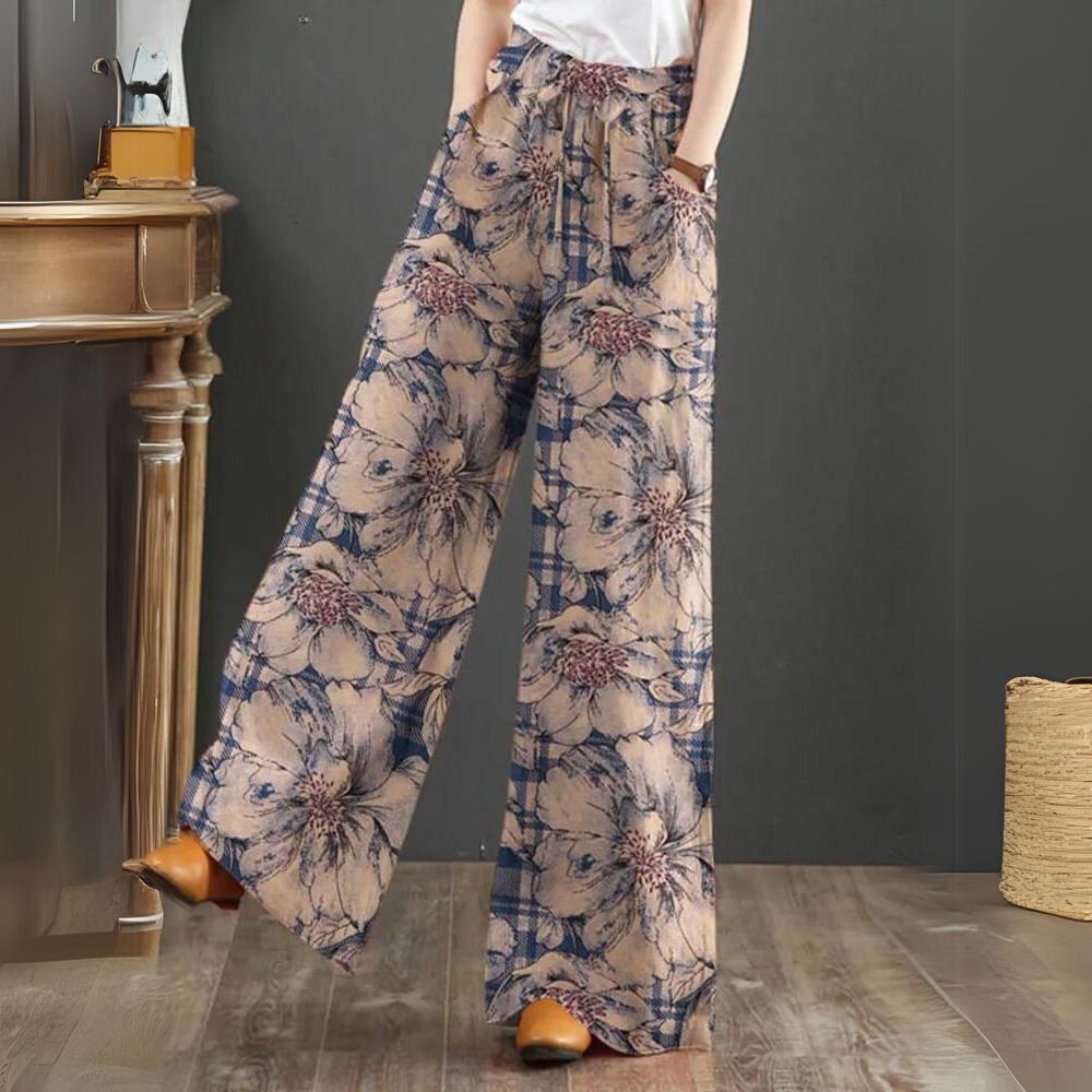 Laurence - Pantaloni di Boemia con elastico in vita