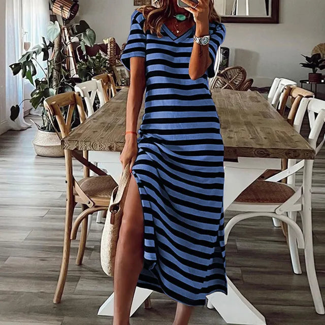 Norah - Vestito elegante a righe