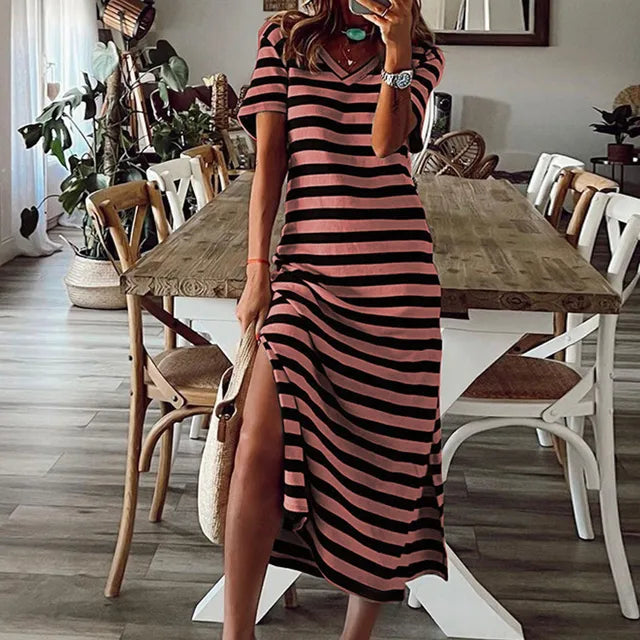 Norah - Vestito elegante a righe