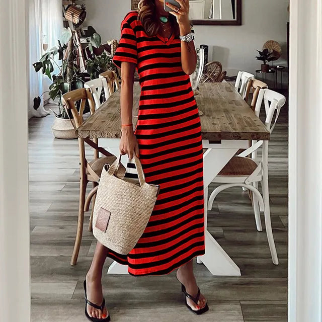 Norah - Vestito elegante a righe