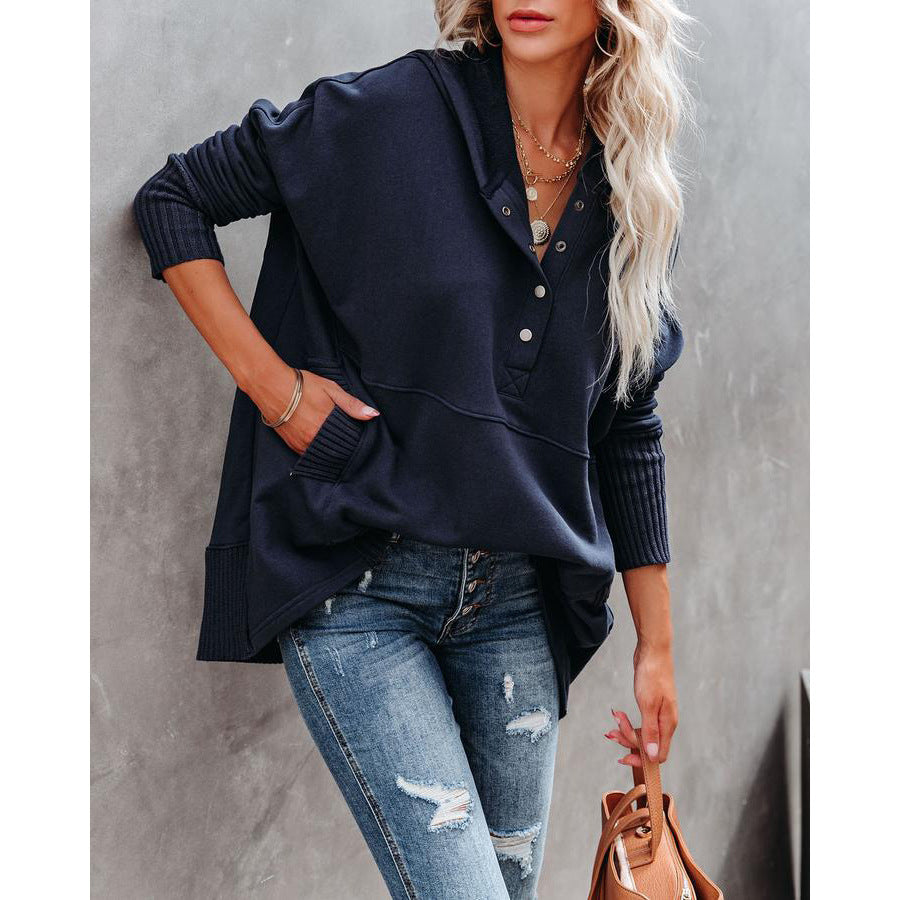 Tonya® Maglia intera casual e rilassata