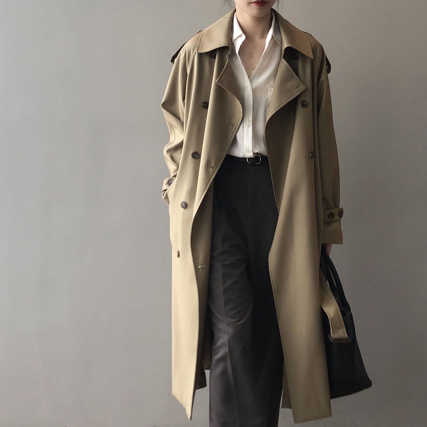 Trench doppiopetto da donna