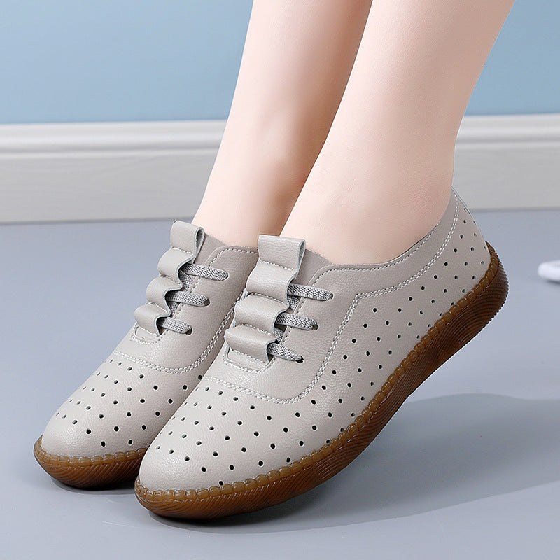 Oxfords per le donne Scarpe in pelle morbida